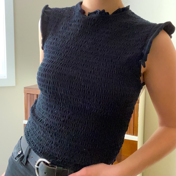 French Connection Ruched Top - Picture 1 of 3